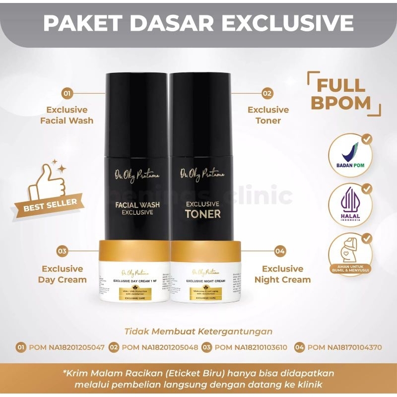 Jual Paket Exclusive Benings Clinic Full BPOM By Dr Oky Pratama Bening ...