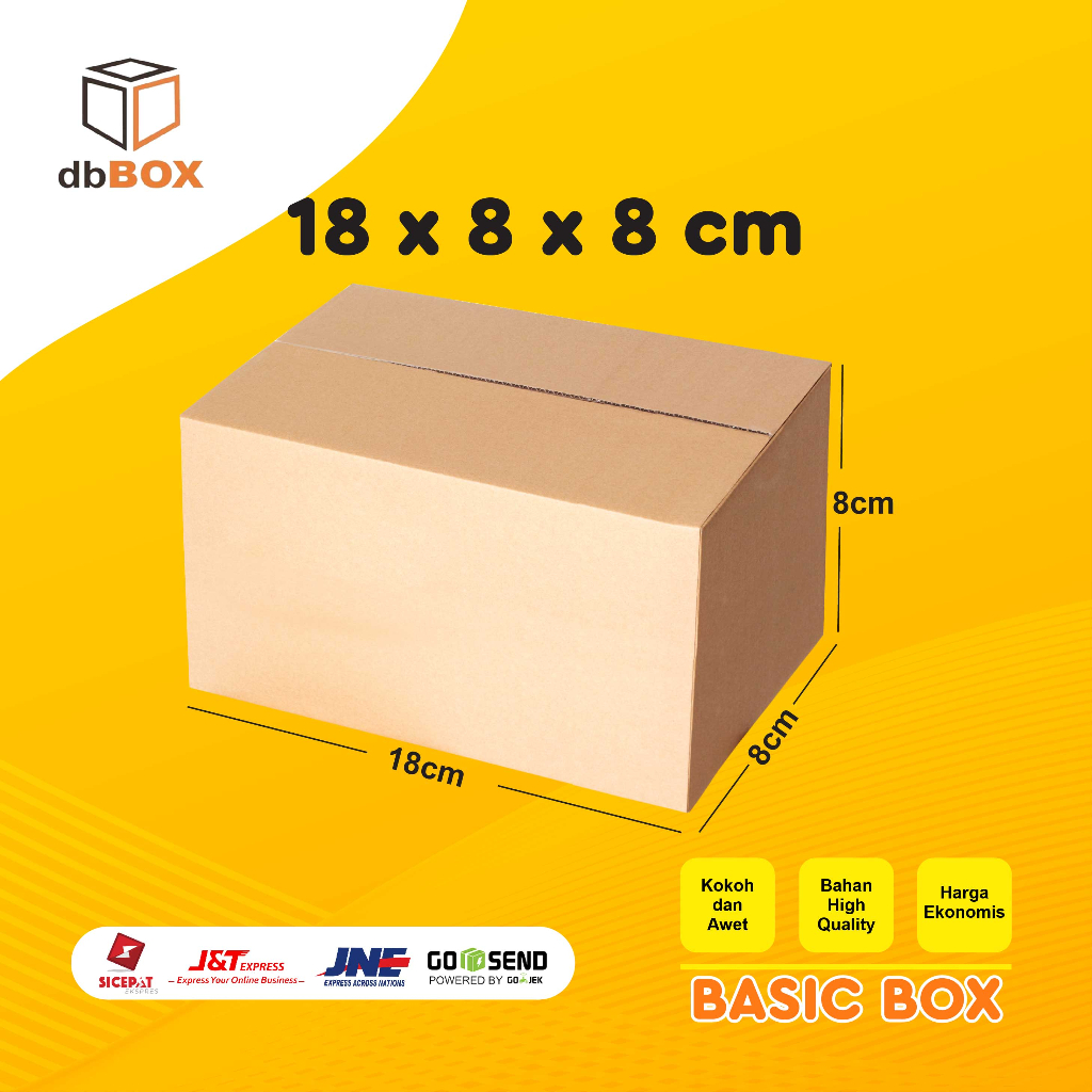 Jual BOX CCM 18x8x8 Cm | BOX A1 | KARDUS PACKING BUKAAN ATAS BAWAH ...