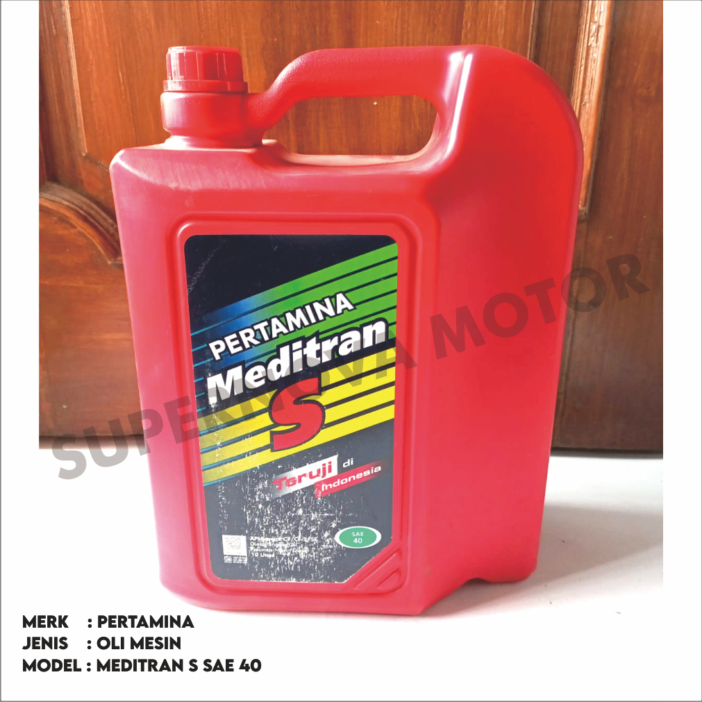 Jual OLI MESIN PERTAMINA MEDITRAN S SAE 40 DIESEL ENGINE OIL JERIGEN 10 ...