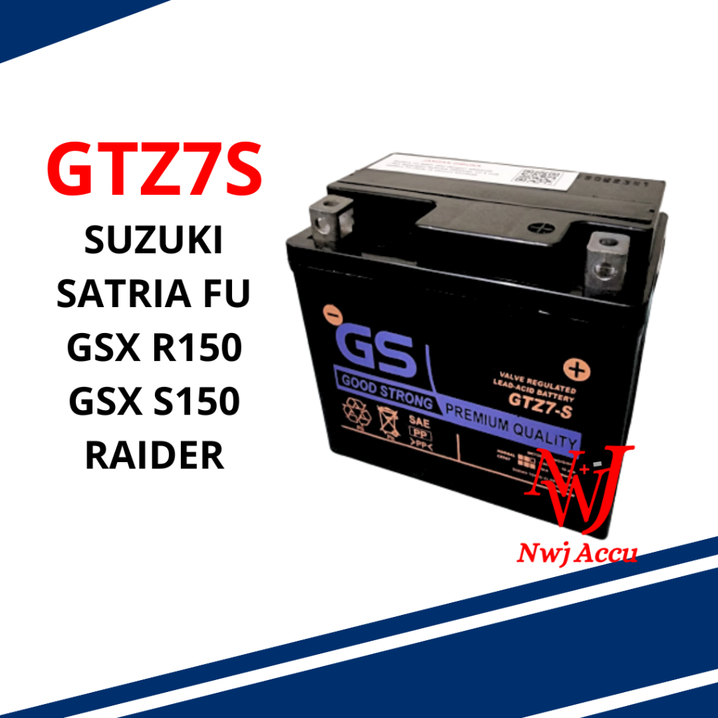 Jual Aki Kering Motor Suzuki Satria FU GSX R150 GSX S150 GTZ7S GTZ6V
