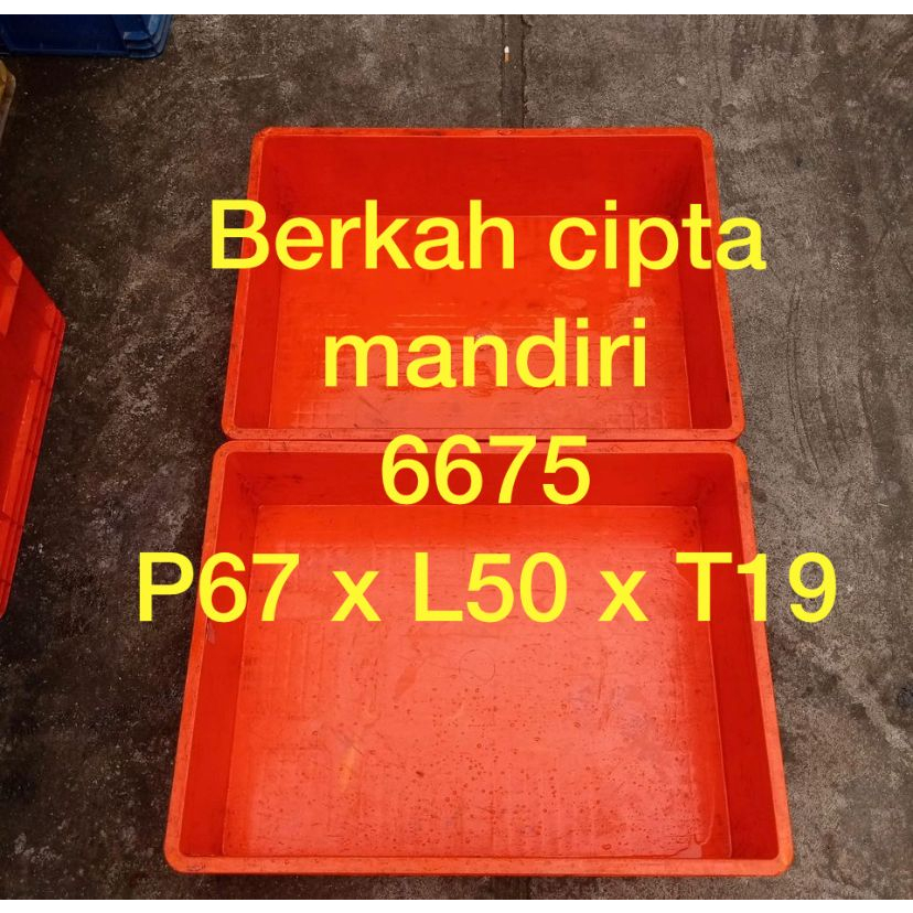 Jual WARNA RANDOM Box rapat container plastik 6675/Bak container ...