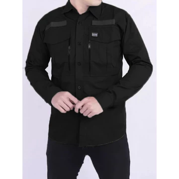 Kemeja Pria Outdoor Premium W Tac Panjang American Ripstop High Quality Seragam Kerja Formal