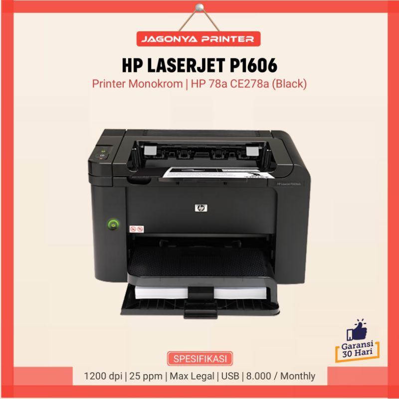 Jual HP Laserjet P1606dn Printer Monokrom (Duplex, Network) Shopee