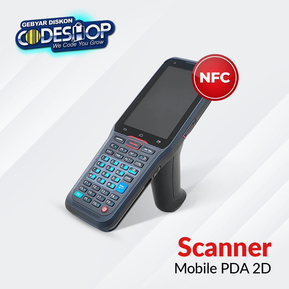 Jual Kassen A70 Mobile Scanner Barcode 1D 2D Handheld Portable Data Android NFC Keypad by