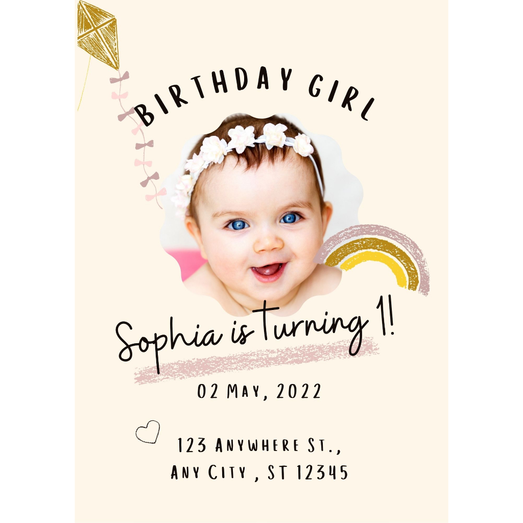 Jual UNDANGAN ULANG TAHUN DIGITAL/BIRTHDAY INVITATION MIX 2 (1