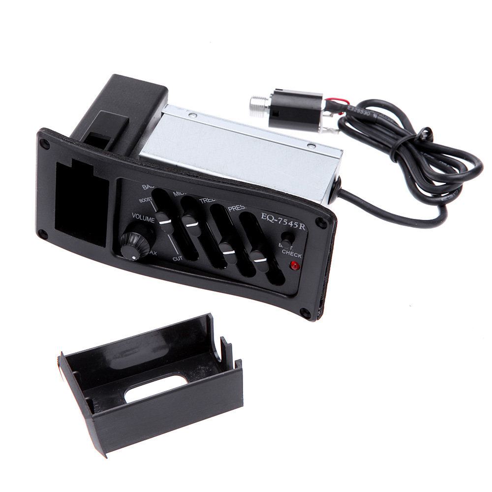 Jual Preamp Amplifier Gitar EQ Tuner 4-Band Equalizer murah | Shopee