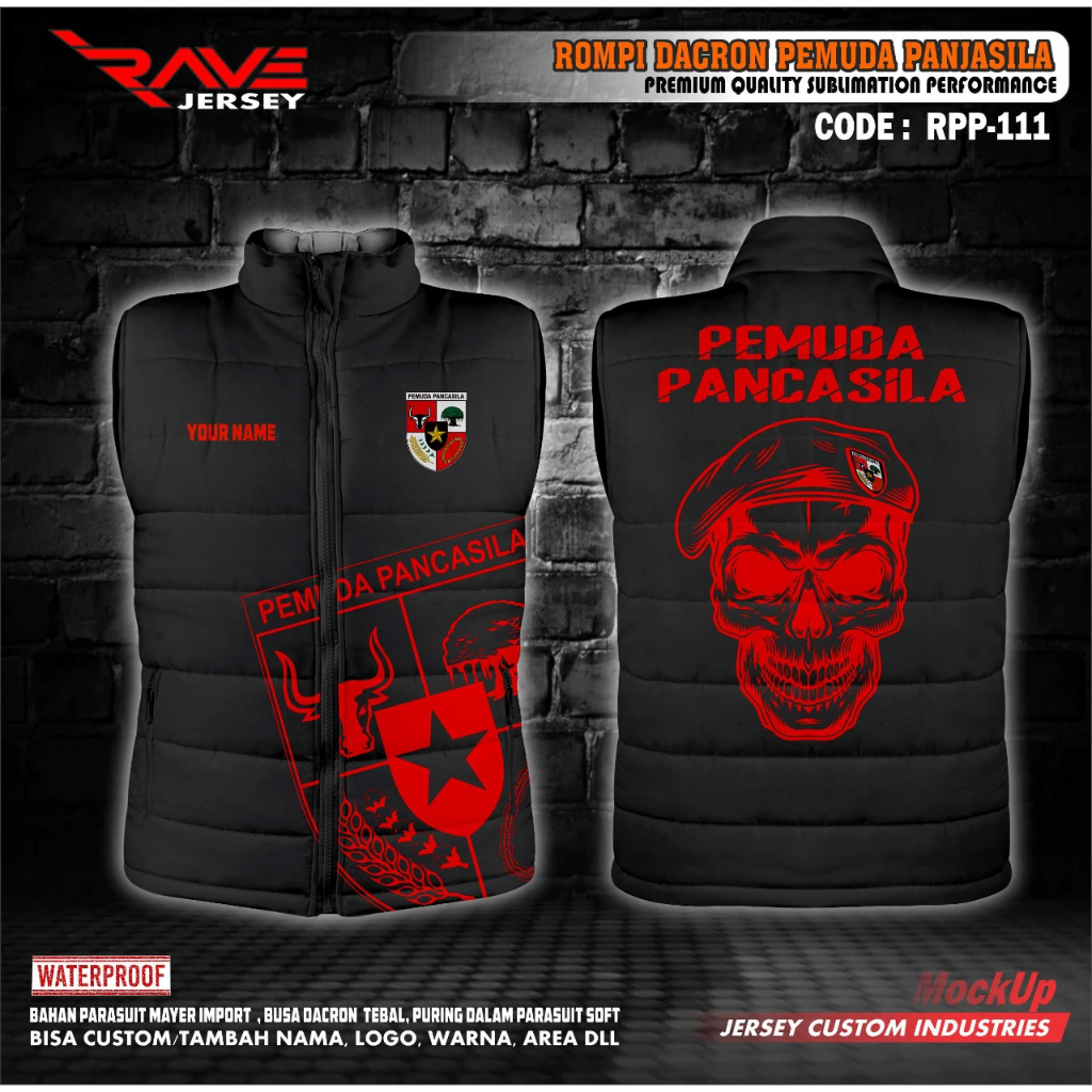 Jual ROMPI PUFFER/DACRON/GELEMBUNG PEMUDA PANCASILA PP SESI 4 FULL ...