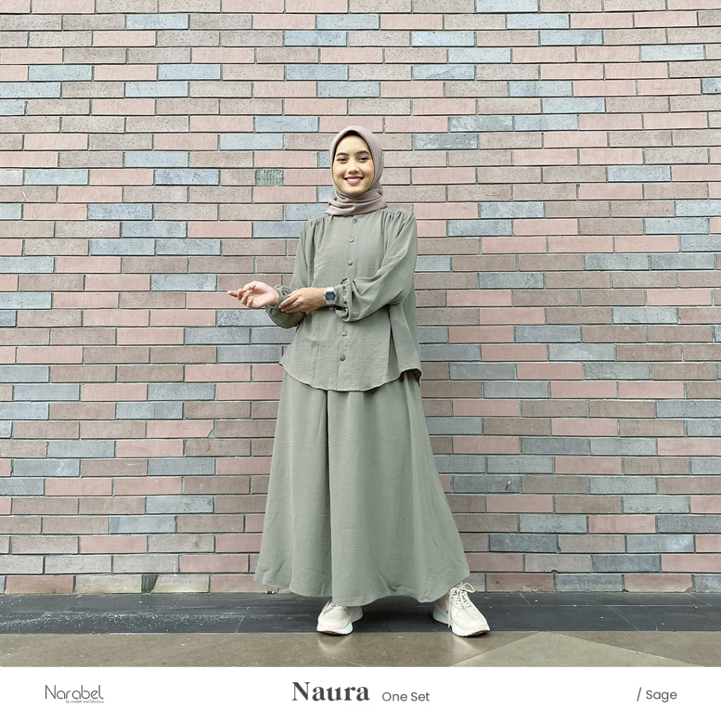 Jual Indohijab one set rok oversize airflow crinkle naura terbaru ...