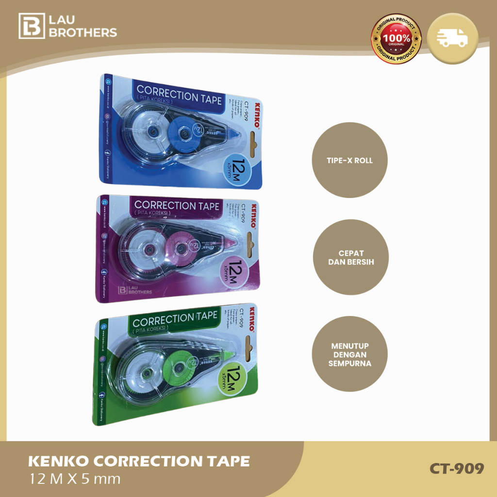 Tipp-Ex Mini Pocket Mouse Correction Tape 6 X 5 Mm White 6 Rolls