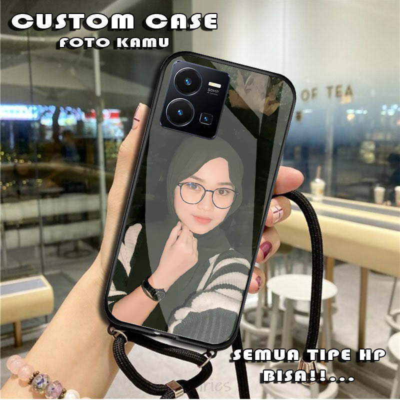 Jual Cnf Custom Softcase Glas Kaca Kilau Kekinian Foto Kamu Nama