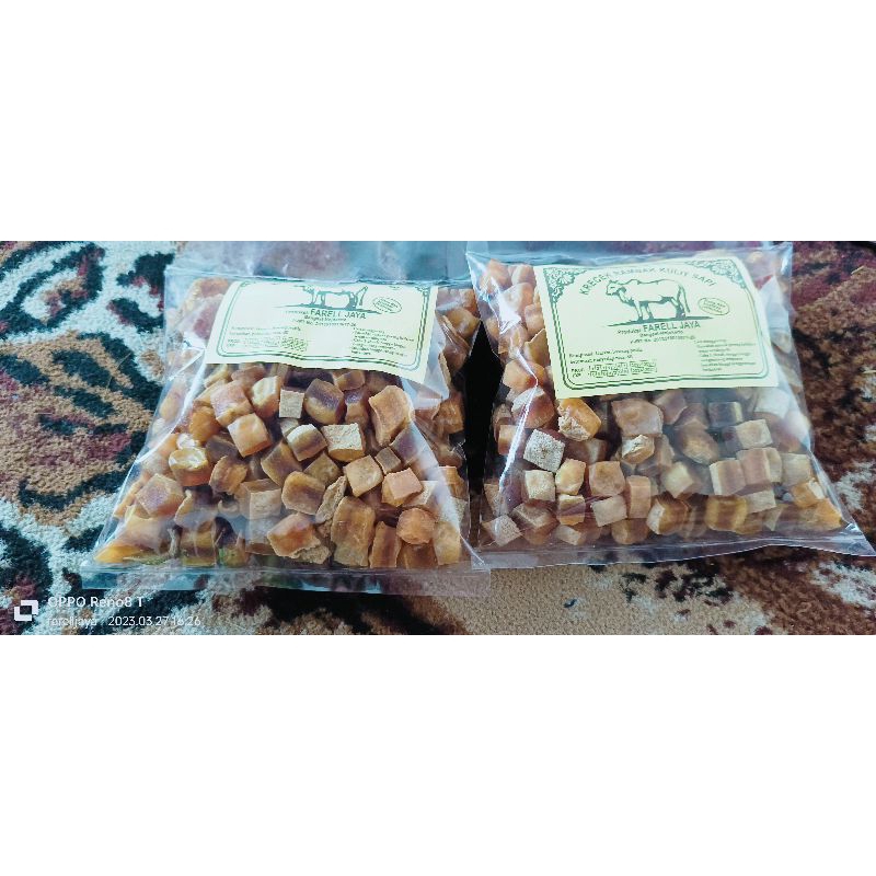 Jual Krecek Rambak Kulit Sapi 500 Gram Khusus Buat Sayur Shopee Indonesia