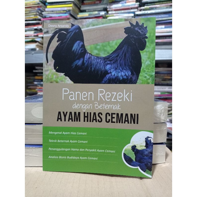 Jual Buku Panen Rezeki Dengan Beternak Ayam Hias Cemani Shopee Indonesia