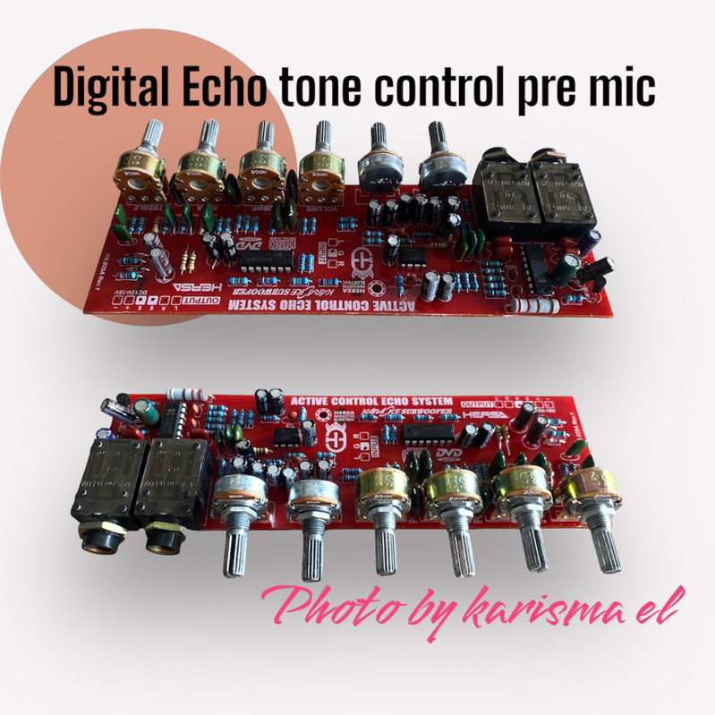 Jual KIT DIGITAL ECHO REPEATER PLUS TREABLE MIDLE MIDDLE BASS MIC