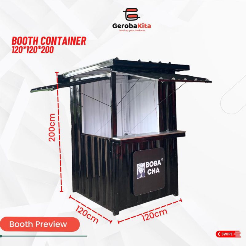 Jual Booth Kontainer Custom Ukuran Booth Murah Shopee Indonesia