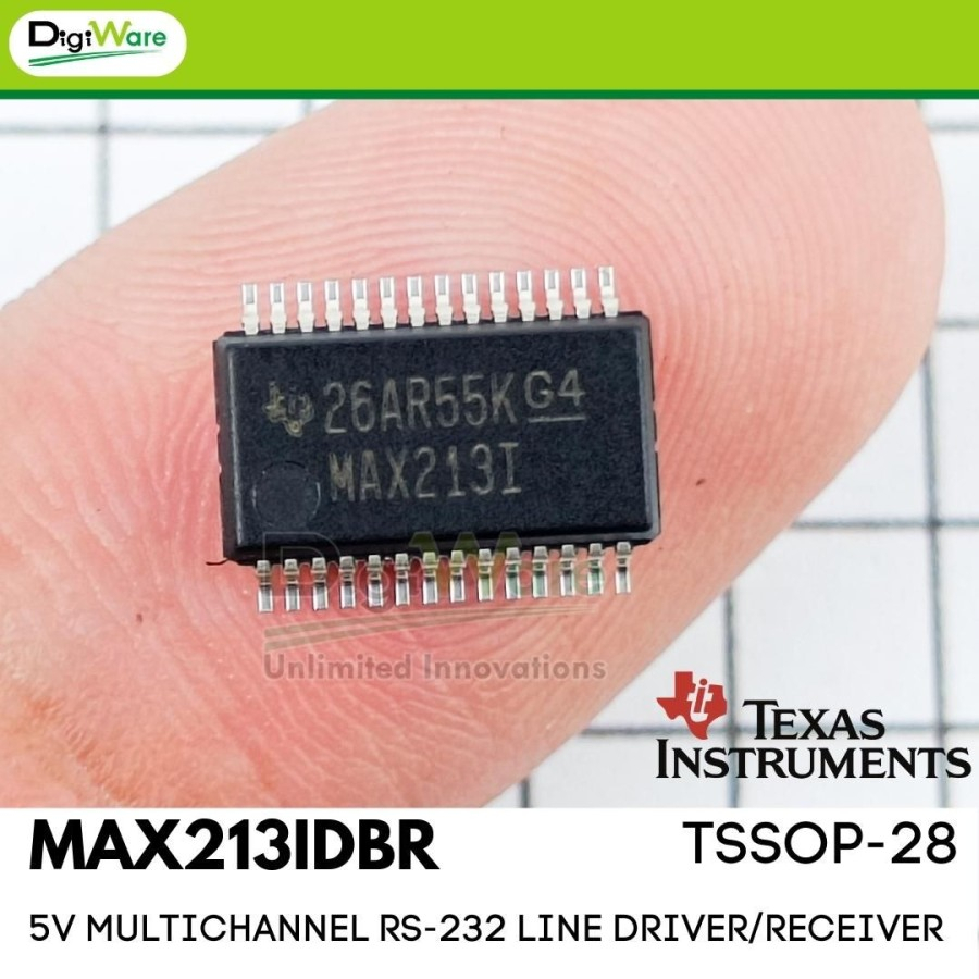 Jual MAX213IDBR MAX213 5V Multichannel RS232 Driver SMD TSSOP 28 Pin ...