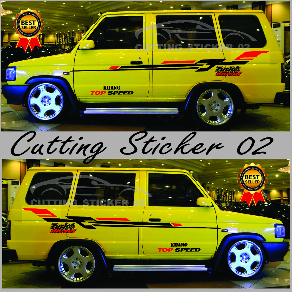 Jual Stiker Mobil Kijang Super Stiker Body Samping Kijang Super Stiker