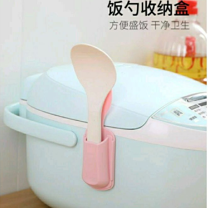 Jual Tempat Wadah Holder Centong Nasi Magic Com Tempat Dudukan Sendok ...