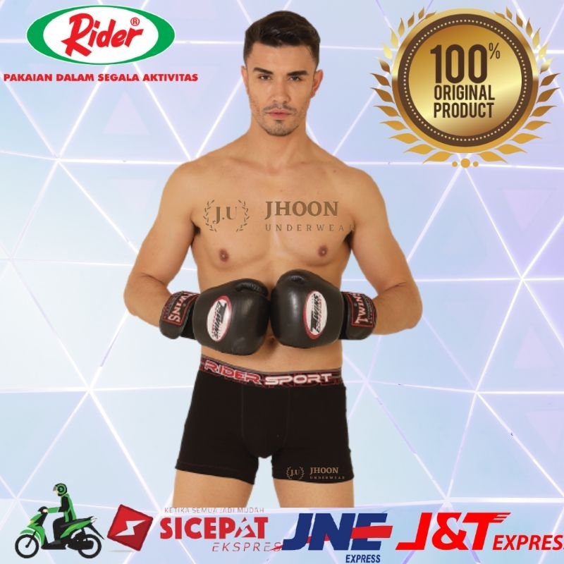 Jual Boxer Rider Sport R389B, bahan nya halus dan nyaman digunakan 100% ...
