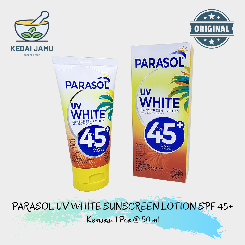Jual Parasol Sunscreen Lotion SPF 45 Ukuran 50ml Shopee Indonesia