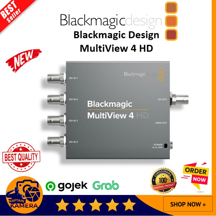 Jual Blackmagic Design Multiview 4 Hd Multiviewer 4 Input Sdi | Shopee ...