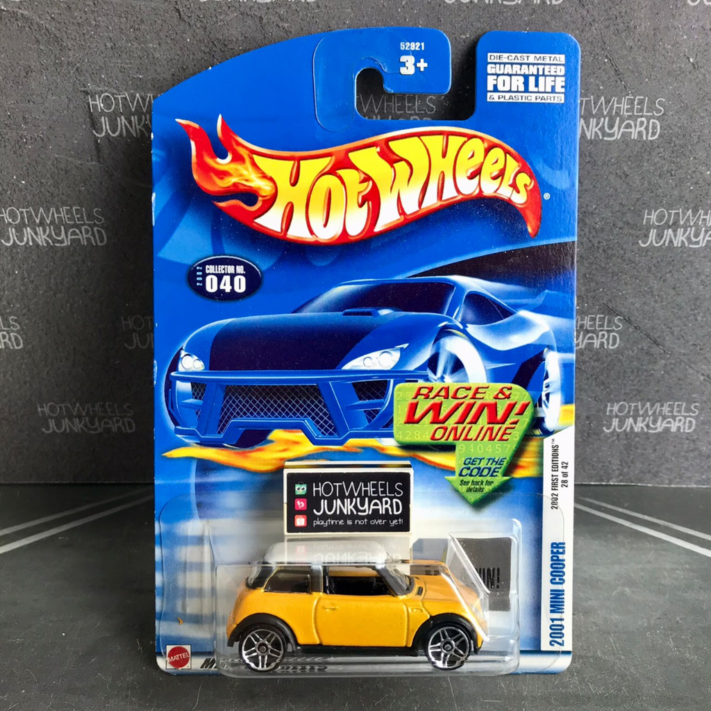 Jual Hot Wheels Mini Cooper 2001 Yellow Rare Rims Variation | Shopee ...