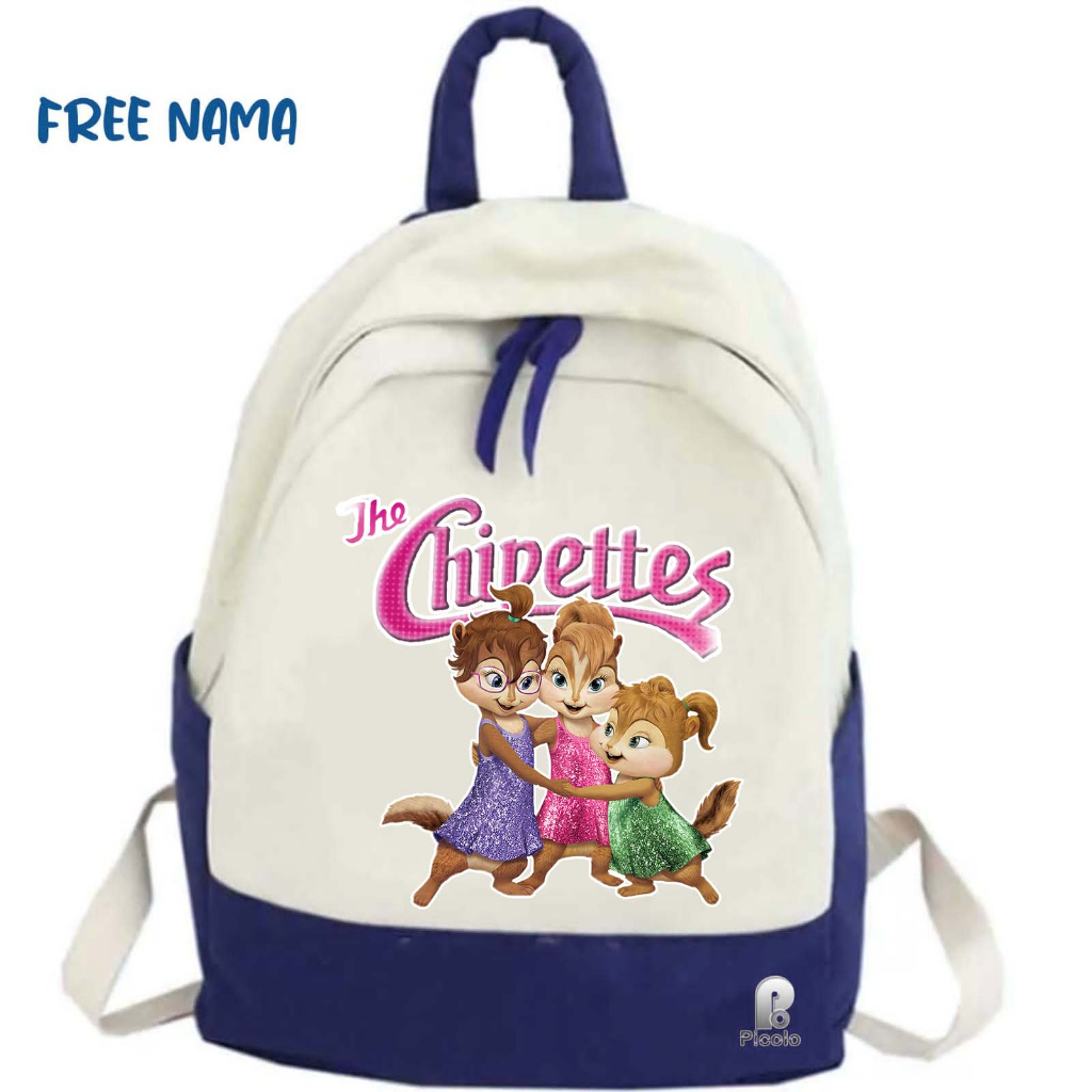 Jual TAS RANSEL BACKPACK ANAK SEKOLAH MOTIF KARAKTER THE CHIPETTES ...