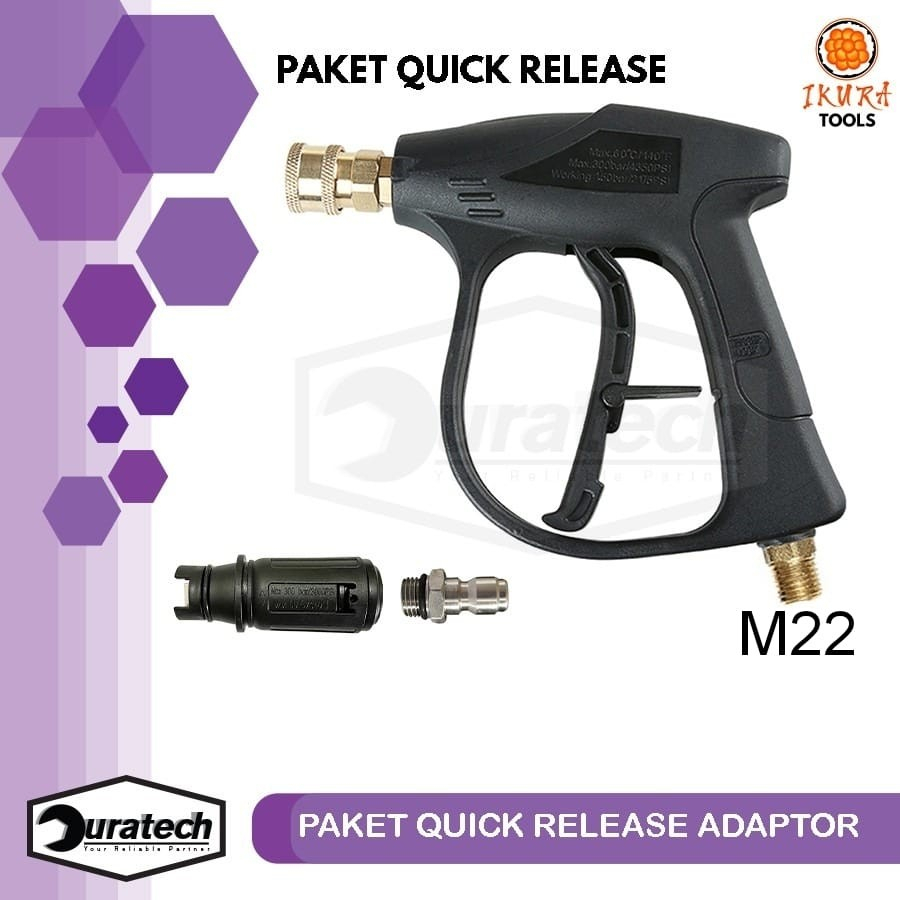 Jual Gun jet cleaner pendek bisa pasang quick release high pressure ...