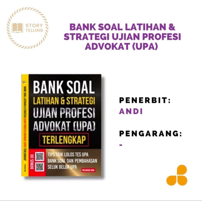 Jual BANK SOAL LATIHAN & STRATEGI UJIAN PROFESI ADVOKAT Terlengkap ...