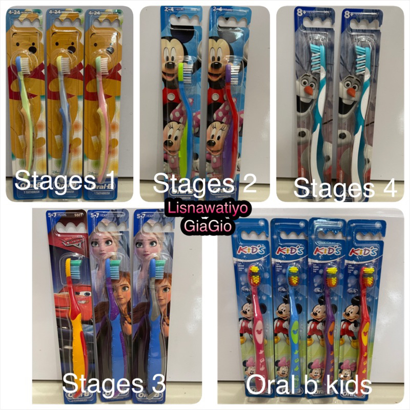 Jual Oral-B Sikat Gigi Anak Stages 1,2,3,4 Oral B | Shopee Indonesia