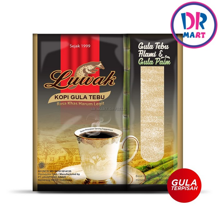 Jual Luwak Kopi Gula Tebu Gula Terpisah 25gr x5pcs Shopee Indonesia