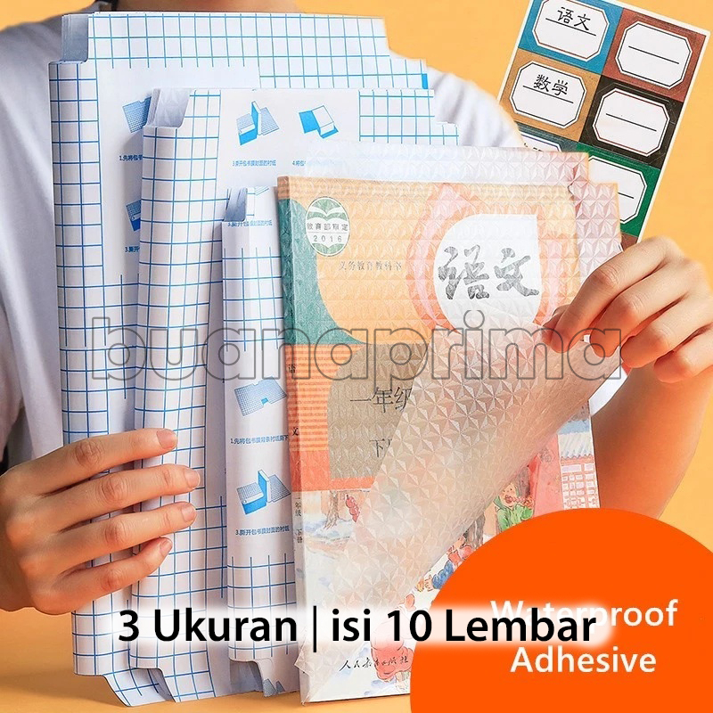 Jual Sampul Buku Tulis Stiker 3 Ukuran Isi 10 Lembar Kwarto Boxy A4