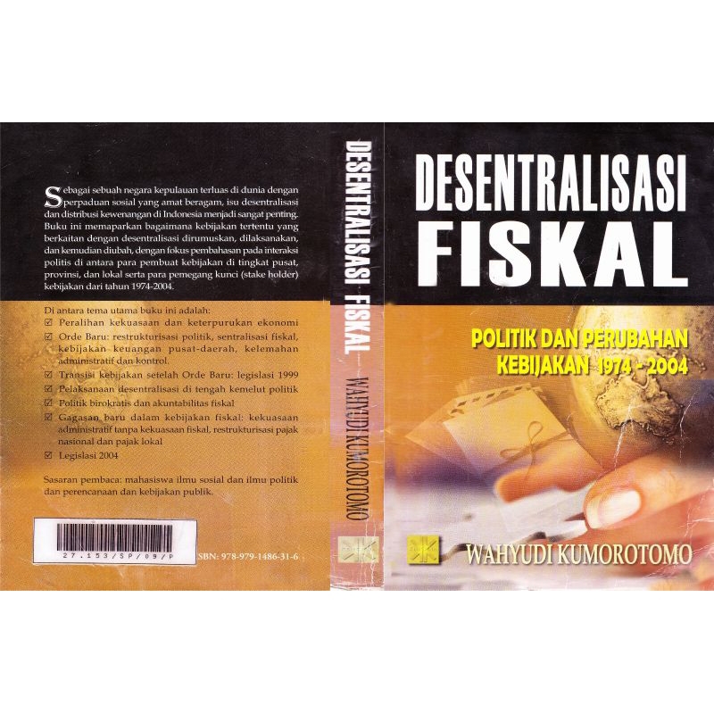 Jual Desentralisasi Fiskal ( Politik Dan Perubahan Kebijakan 1974-2004 ...