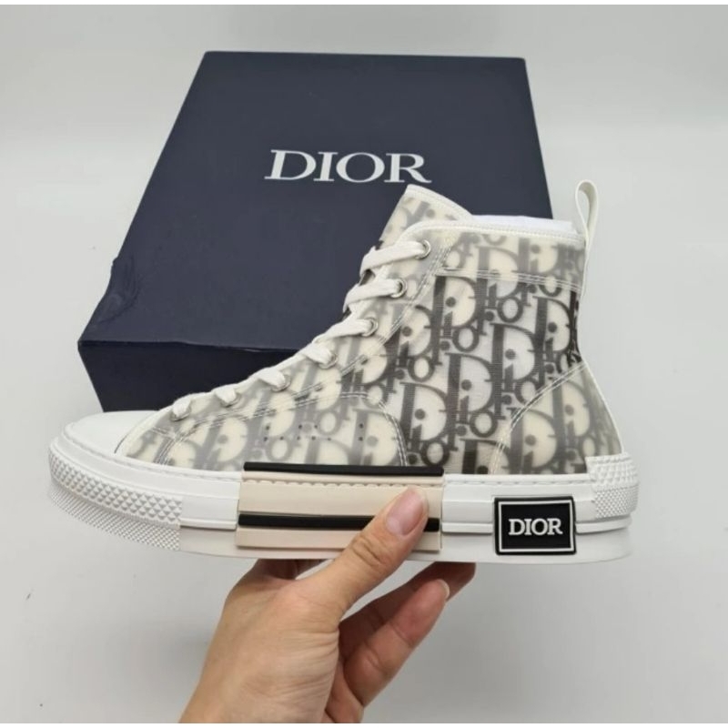 DIOR B22 B23 B30 Triple Blue Grey or White Solo Sneaker Calfskin High  Quality Unboxing 