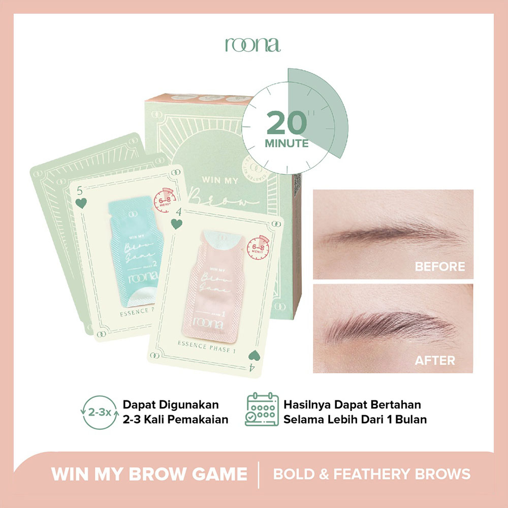 Jual Roona - Brow Game Card Essence (Menebalkan Alis Instan) Easy ...