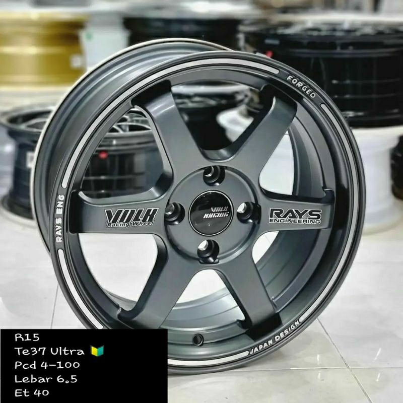 Jual Velg Racing Mobil Brio Ring Rays Te Ultra R Lebar Et