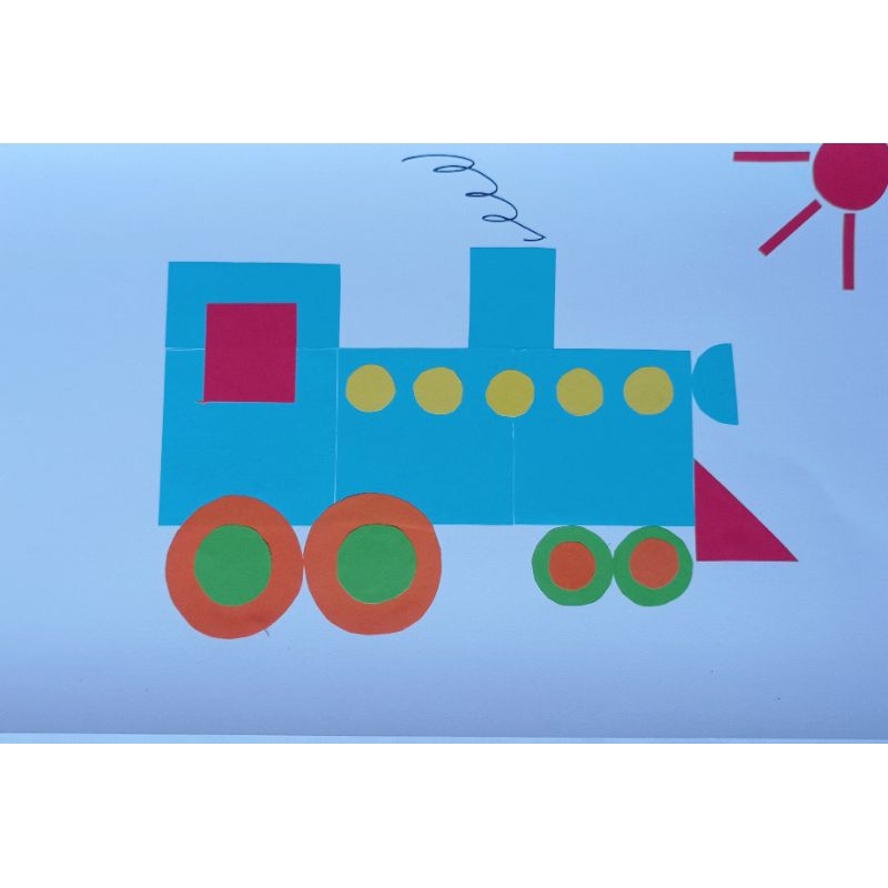 Jual Hiasan Kereta Api dari Kertas Origami | Shopee Indonesia