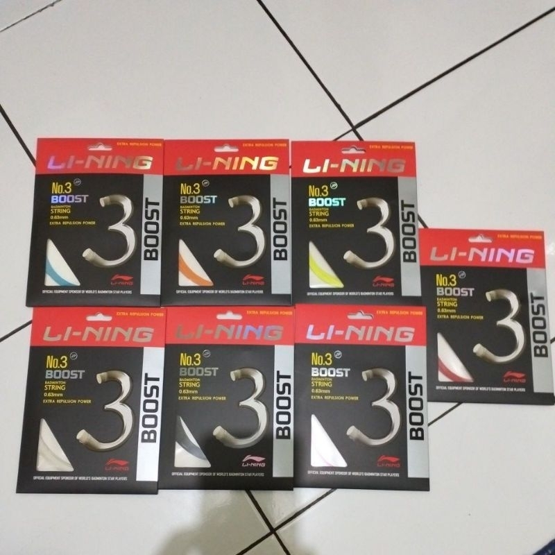 Jual senar badminton Li-Ning no 3 boost | Shopee Indonesia