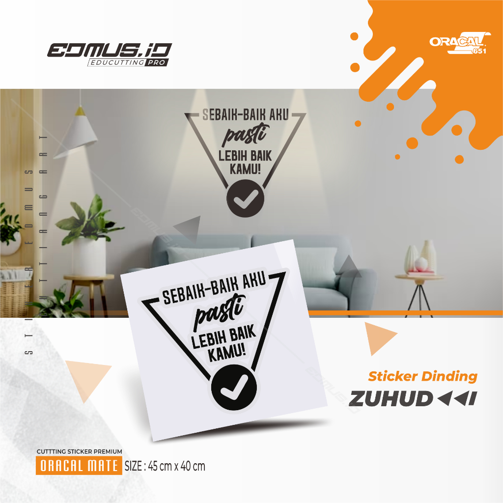 Jual Sticker Dinding Zuhud - Cutting Sticker Premium - Oracal Series ...