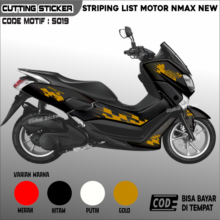 Jual striping nmax 2020 -cutting nmax -sticker yamaha nmax- sticker ...