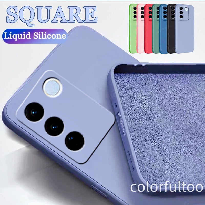 Jual Soft Case Vivo V27 5G Vivo V27 Pro Vivo V27e Liquid Silikon Slim ...