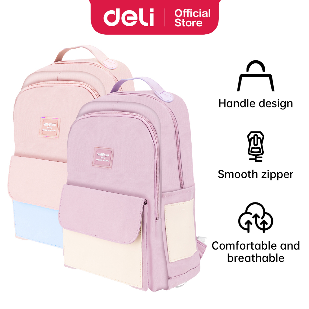 Jual Deli Kids Backpack / Bag / Tas Ransel / Tas Sekolah 48 cm Ringan ...