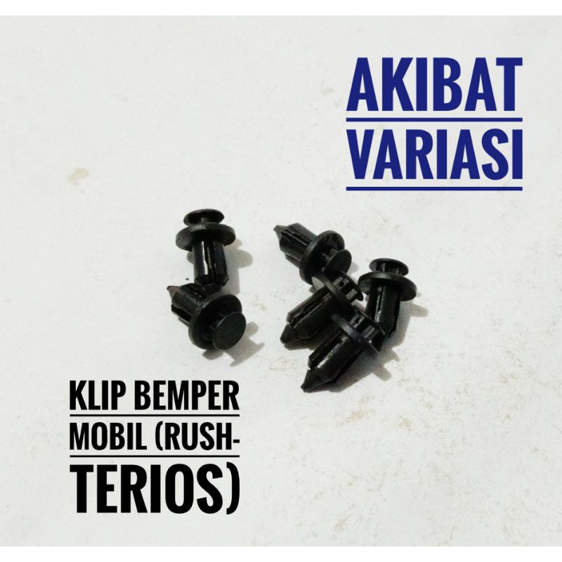 Jual 10 Pcs Kancing Bemper Mobil Rush Terios Klip Bemper Mobil Rush ...