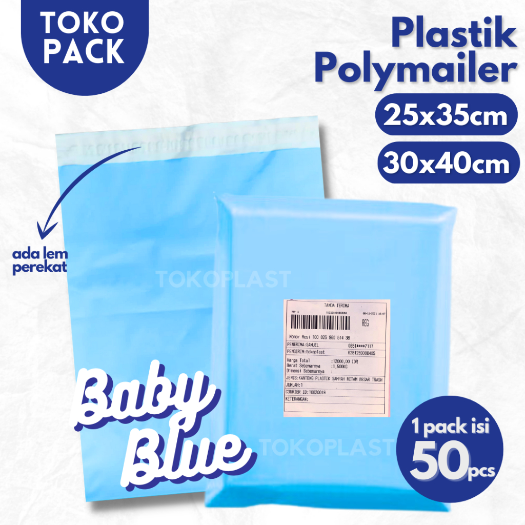 Jual Plastik Polymailer 25x35 30x40 Plastik Packing Olshop Online Shop Packing Baju Isi 50 Pcs 6868