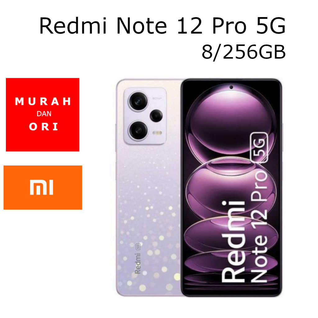 Jual Xiaomi Redmi Note 12 Pro 5G 8/256GB 4G 6/128GB 8/256GB | Shopee ...