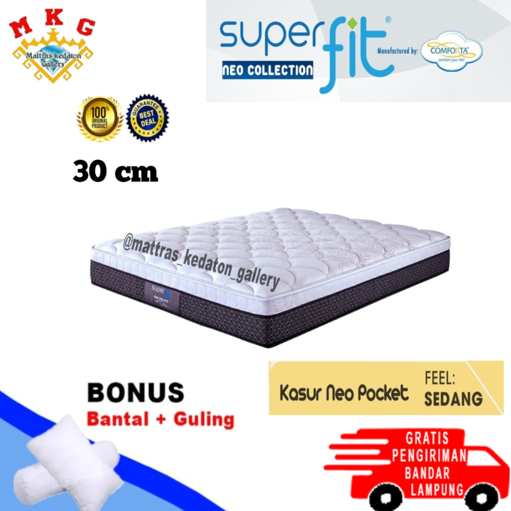 Jual Comforta Springbed SuperFit Neo Pocket - Hanya Kasur Spring bed ...