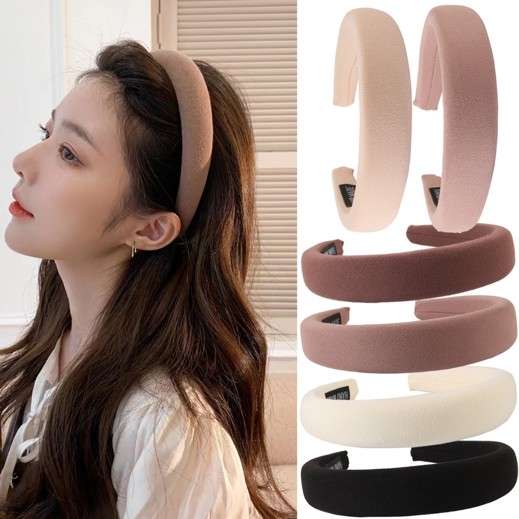 Jual CLOUD KOREAN HEADBAND / BANDO TEBAL KOREA EMPUK / BANDANA LEBAR