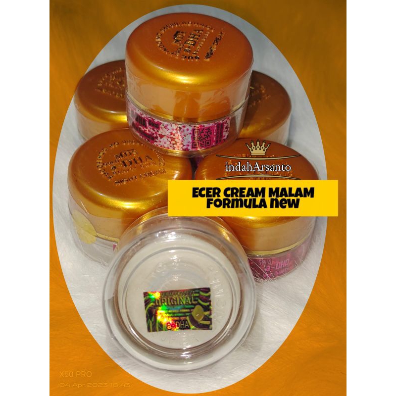 Jual Dha Gold New Ecer Cream Malam Shopee Indonesia