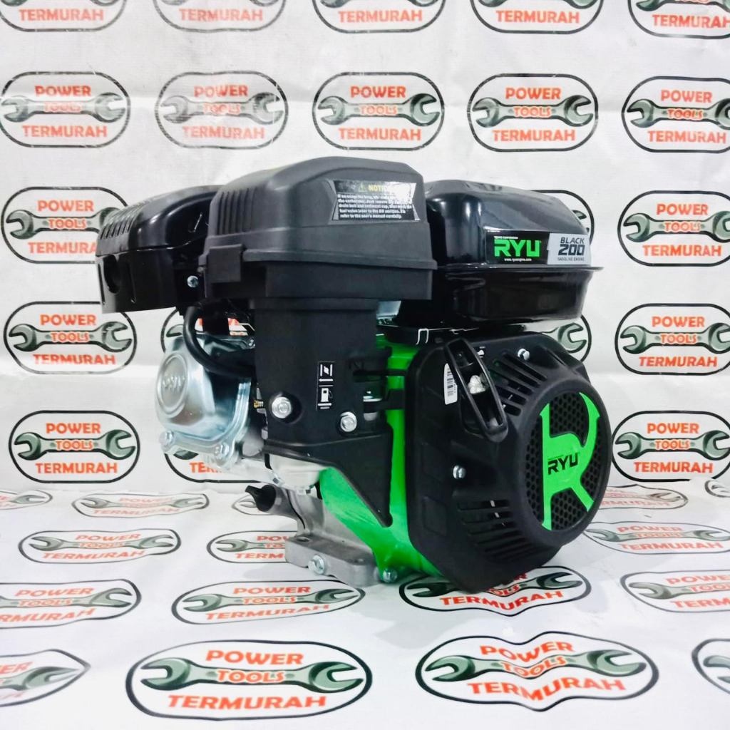 Jual Engine RYU BLACK 200 Bensin 6.5 Hp / Mesin Penggerak BLACK 200 6,5 ...
