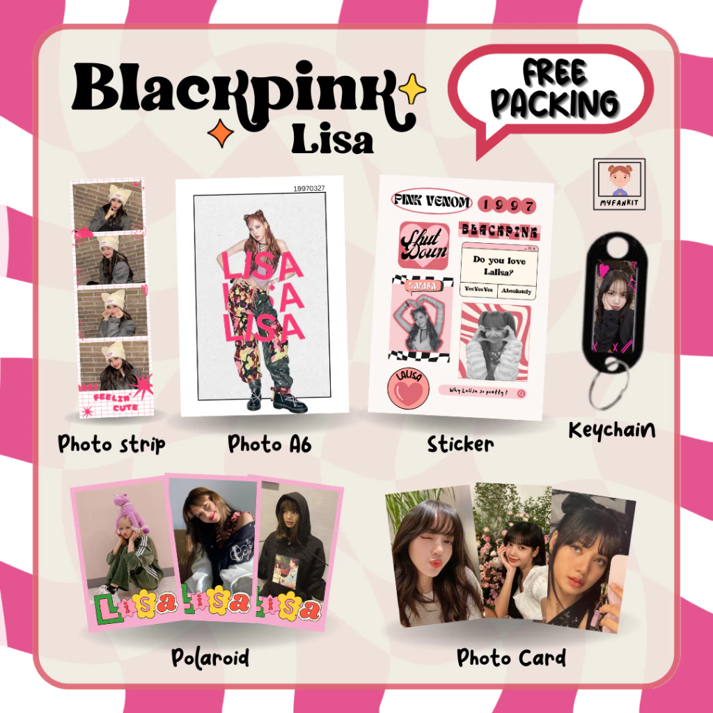 Fankit Mini Blackpink untuk Penggemar Musik dan Koleksi
