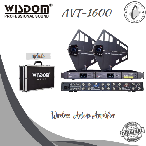 Jual Wisdom AVT1600 Wireless Antenna Distributor Amplifier AVT-1600 ...